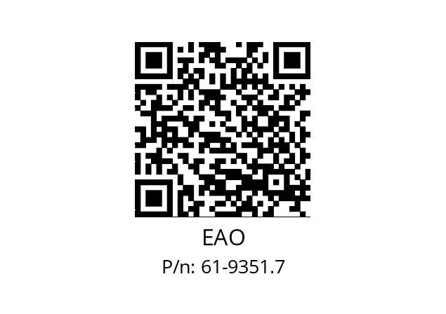   EAO 61-9351.7