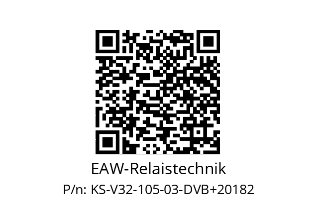   EAW-Relaistechnik KS-V32-105-03-DVB+20182