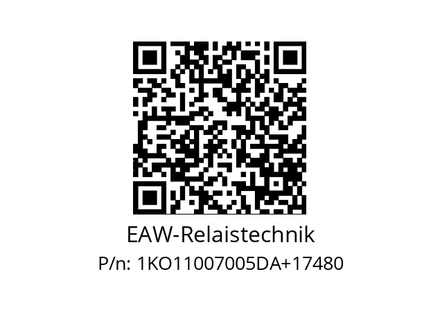   EAW-Relaistechnik 1KO11007005DA+17480