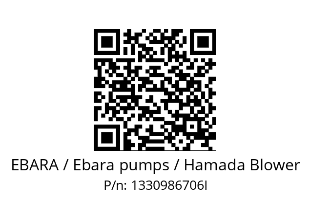   EBARA / Ebara pumps / Hamada Blower 1330986706I