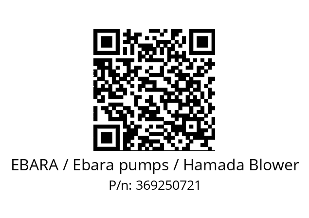   EBARA / Ebara pumps / Hamada Blower 369250721