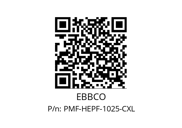   EBBCO PMF-HEPF-1025-CXL