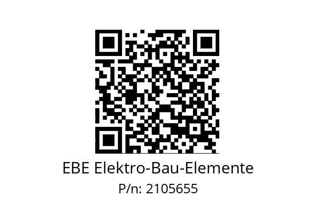   EBE Elektro-Bau-Elemente 2105655