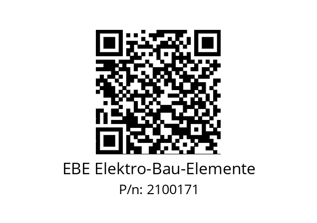   EBE Elektro-Bau-Elemente 2100171