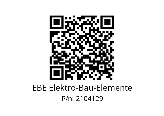   EBE Elektro-Bau-Elemente 2104129