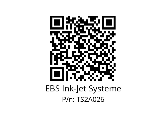   EBS Ink-Jet Systeme TS2A026