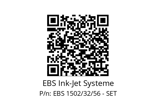   EBS Ink-Jet Systeme EBS 1502/32/56 - SET