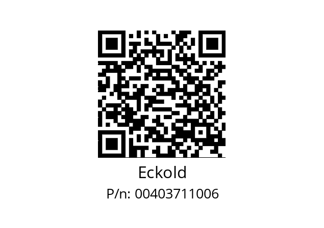   Eckold 00403711006