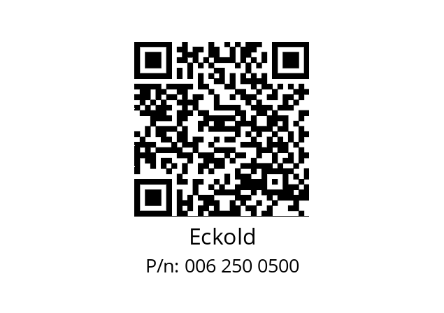   Eckold 006 250 0500