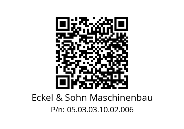   Eckel & Sohn Maschinenbau 05.03.03.10.02.006