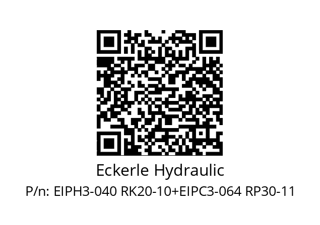   Eckerle Hydraulic EIPH3-040 RK20-10+EIPC3-064 RP30-11