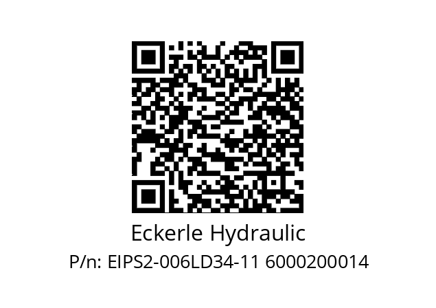   Eckerle Hydraulic EIPS2-006LD34-11 6000200014