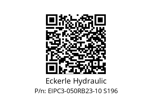  6000300163  Eckerle Hydraulic EIPC3-050RB23-10 S196