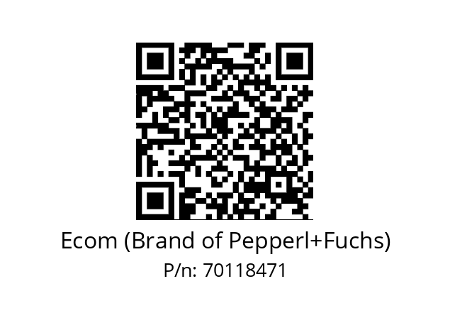   Ecom (Brand of Pepperl+Fuchs) 70118471