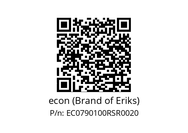   econ (Brand of Eriks) EC0790100RSR0020