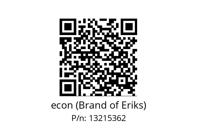   econ (Brand of Eriks) 13215362