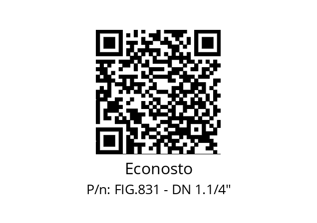   Econosto FIG.831 - DN 1.1/4"