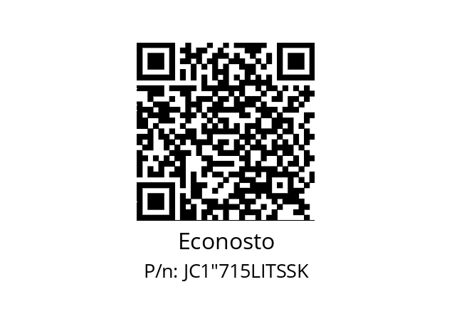   Econosto JC1"715LITSSK