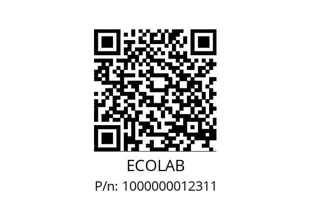   ECOLAB 1000000012311