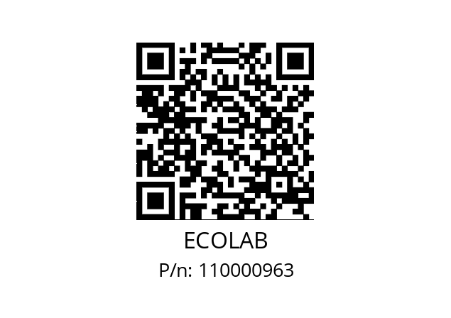   ECOLAB 110000963