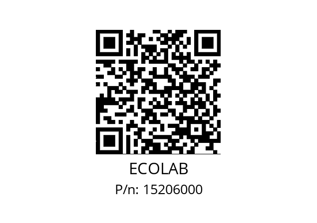   ECOLAB 15206000