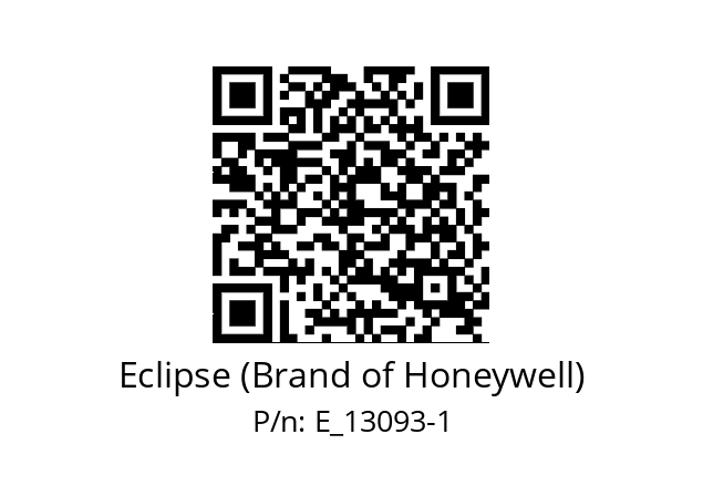   Eclipse (Brand of Honeywell) E_13093-1