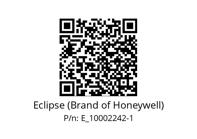   Eclipse (Brand of Honeywell) E_10002242-1