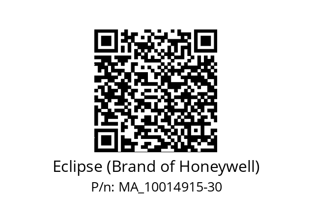   Eclipse (Brand of Honeywell) MA_10014915-30