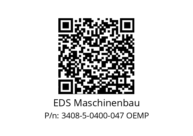   EDS Maschinenbau 3408-5-0400-047 OEMP