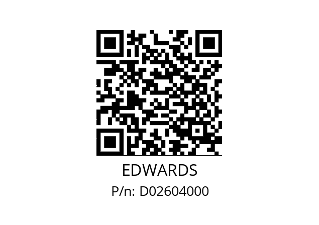   EDWARDS D02604000