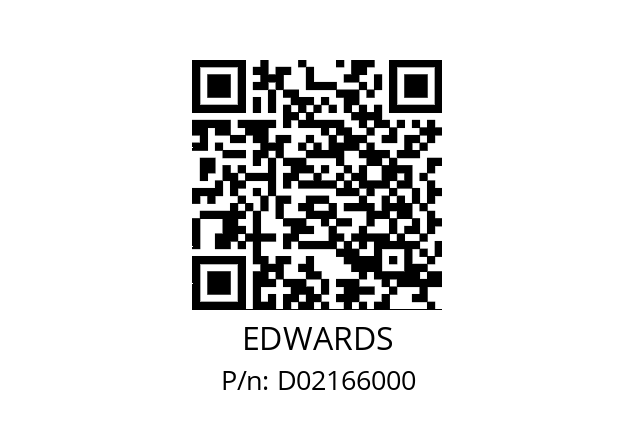   EDWARDS D02166000