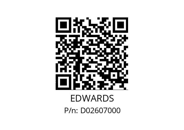   EDWARDS D02607000