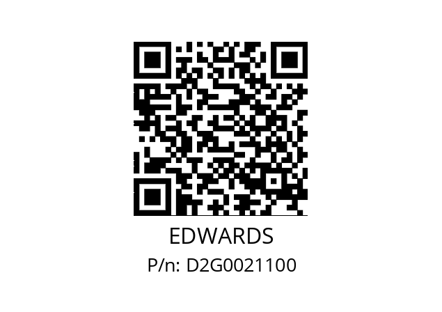   EDWARDS D2G0021100