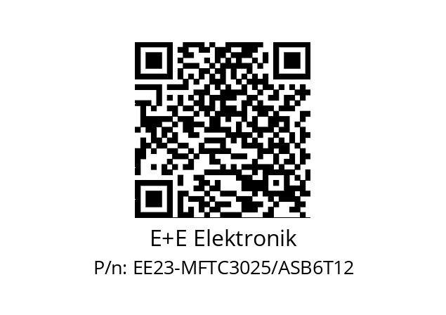   E+E Elektronik EE23-MFTC3025/ASB6T12