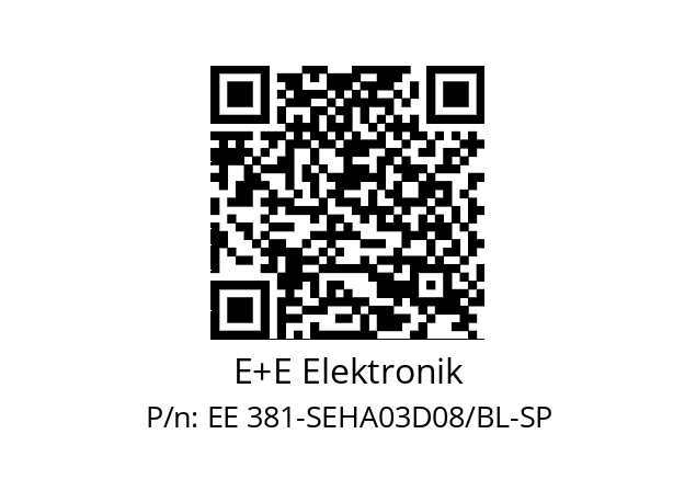   E+E Elektronik EE 381-SEHA03D08/BL-SP