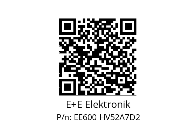   E+E Elektronik EE600-HV52A7D2