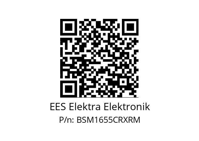   EES Elektra Elektronik BSM1655CRXRM