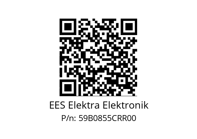   EES Elektra Elektronik 59B0855CRR00