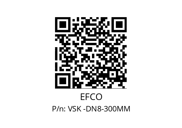   EFCO VSK -DN8-300MM