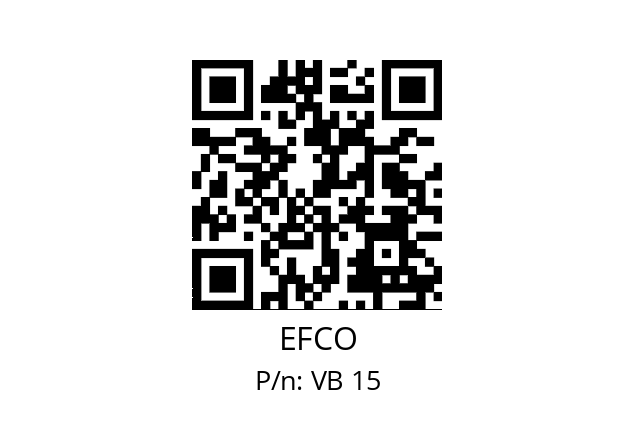   EFCO VB 15