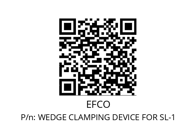   EFCO WEDGE CLAMPING DEVICE FOR SL-1