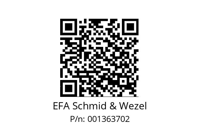   EFA Schmid & Wezel 001363702