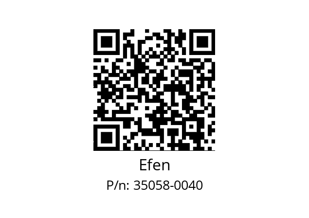   Efen 35058-0040