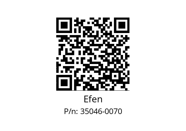   Efen 35046-0070