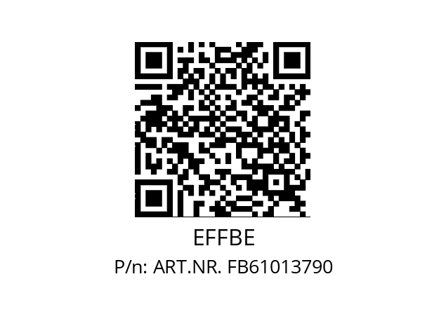   EFFBE ART.NR. FB61013790