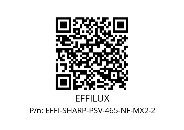   EFFILUX EFFI-SHARP-PSV-465-NF-MX2-2