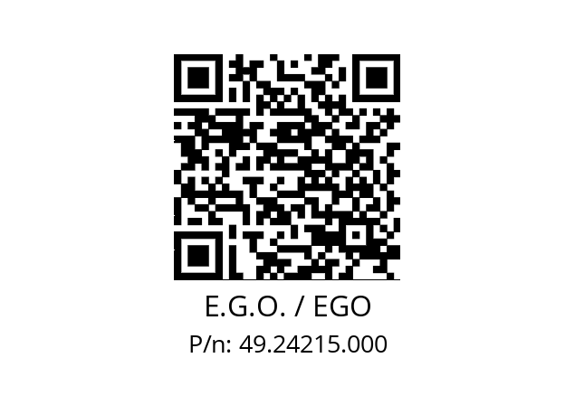   E.G.O. / EGO 49.24215.000