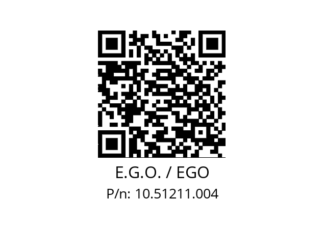   E.G.O. / EGO 10.51211.004