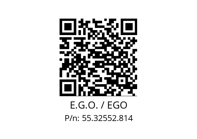   E.G.O. / EGO 55.32552.814