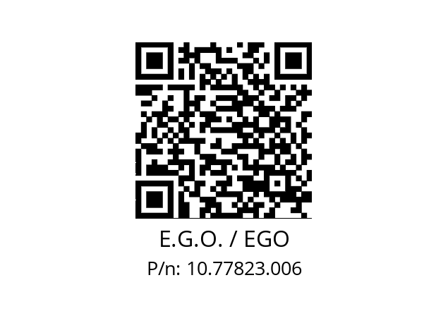   E.G.O. / EGO 10.77823.006